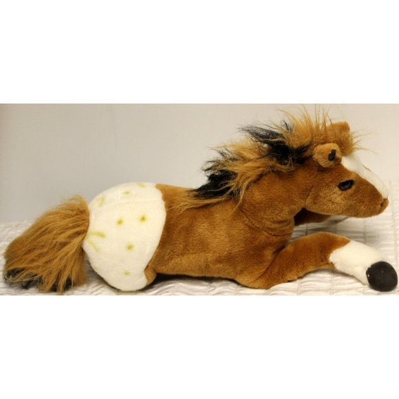 Breyer Brown Horse Appaloosa White Spots Plush Stuffed Animal 18" - Picture 3 of 8